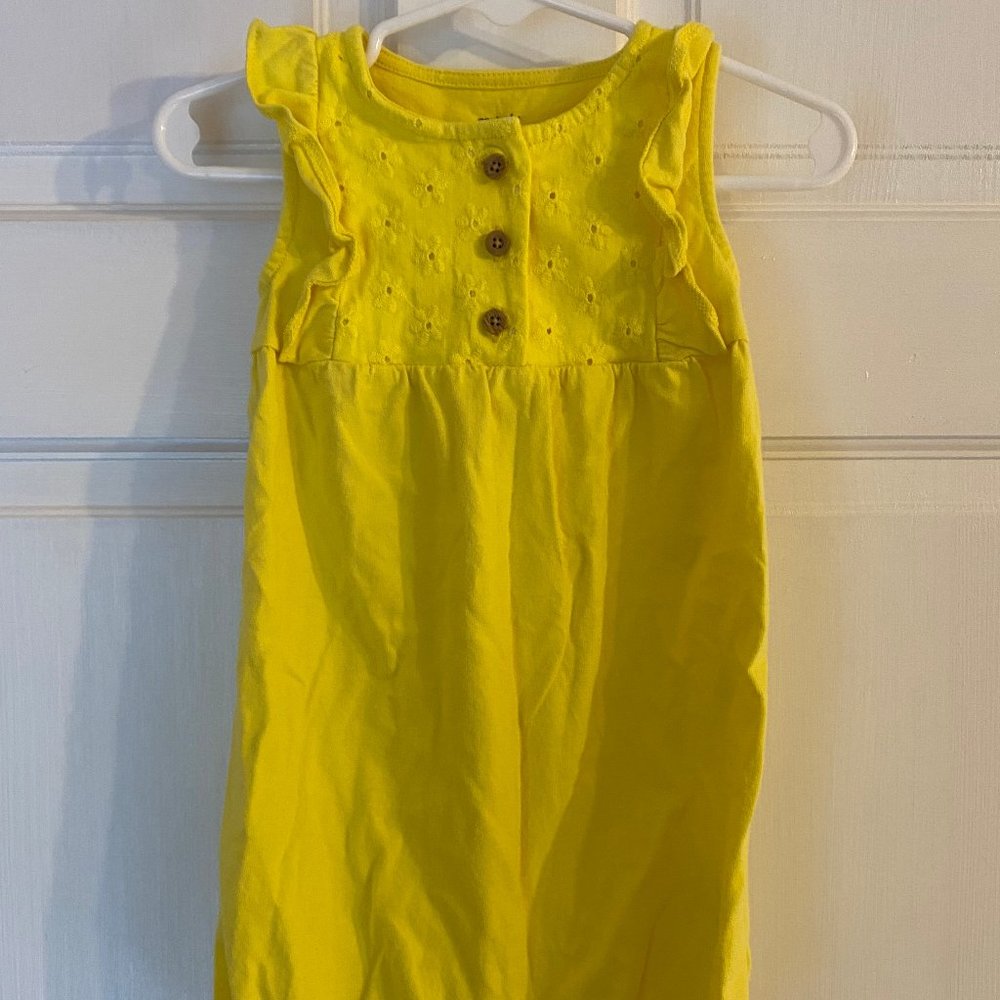 Yellow Cotton Romper